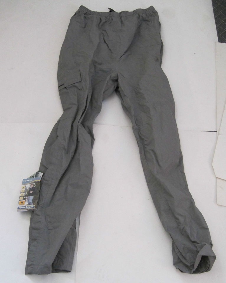 Stearns Lined Nylon Ripstop Rain Pant Medium Gray