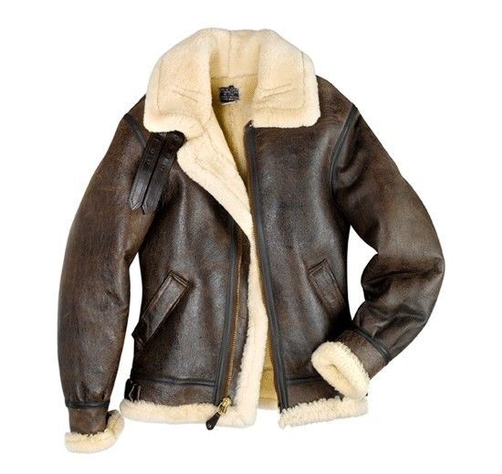 The Original Cockpit Bomber B 3 Jacket Brown Super Warm USA Made