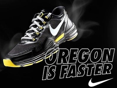 Nike Lunar TR1 OREGON DUCKS BLACK SIZE 10 DS NIB Cheap SHIPPING 