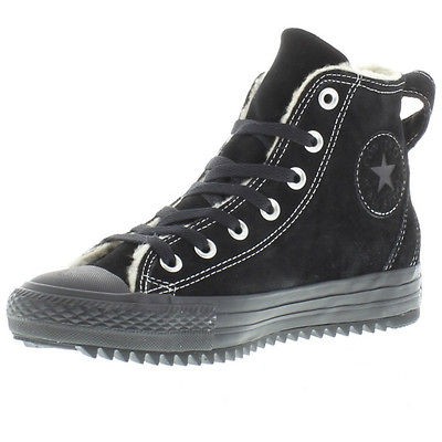 Converse Boots Genuine Chuck Taylor Hollis Hi Black Unisex Sizes UK 4 