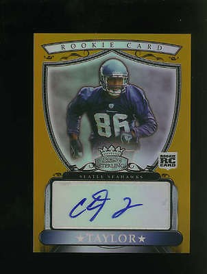 B23850 2007 Bowman Sterling Gold AUTO #CT Courtney Taylor RC 336/1800