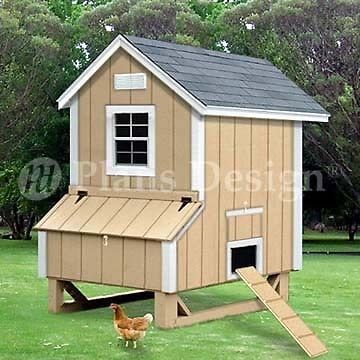 Backyard Chicken Poultry House Coop Buling Plans #90405G, Free Chicken 