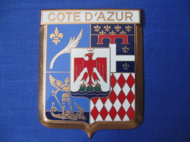   Boat Badge France Riviera Cote dAzur Riva Fiat Citroen Renault BMW