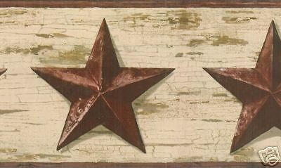 COUNTRY TIN STARS Wallpaper Border BY YORK