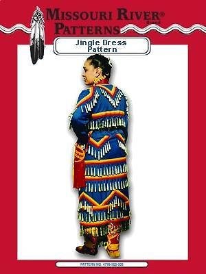 JINGLE DRESS SEWING PATTERN MOUNTAIN MAN POW WOW CRAFTS