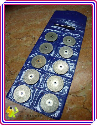   25mm ( 1 inch) Diamond coated rotary cutting cut off wheel disc blade