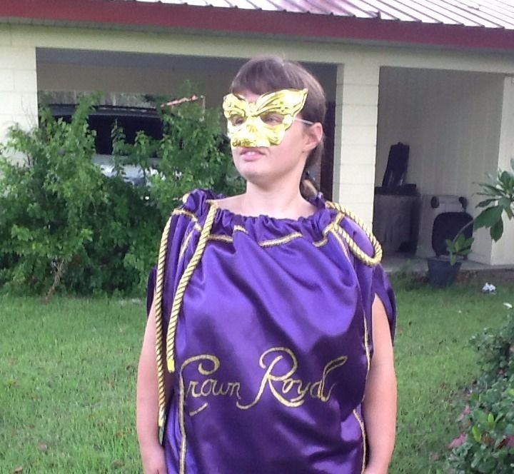 Crown Royal Bag Costume One Of A Kind Halloween Handmade Unique