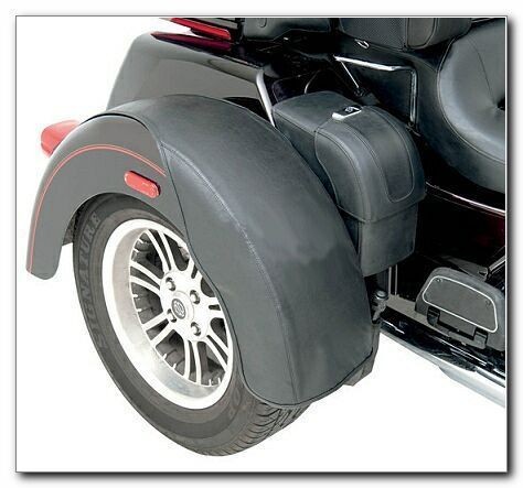   1414 0015 FENDER BRA SET BLACK for HARLEY DAVIDSON FL TRIKE 09 12