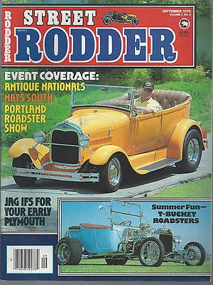 1978 STREET RODDER MAGAZINE SEPTEMBER RAT ROD HOT ROD CUSTOM