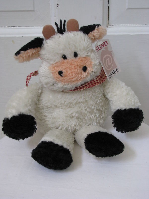 MWT 12 Gund Home Dixie Stampede Sugar Sacks Plush Cow