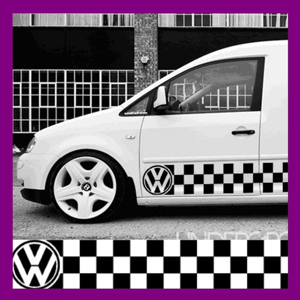   FLAG GRAPHICS VW VOLKSWAGEN CADDY VAN SPORTLINE TDI C20 1.9 DIESEL C#1