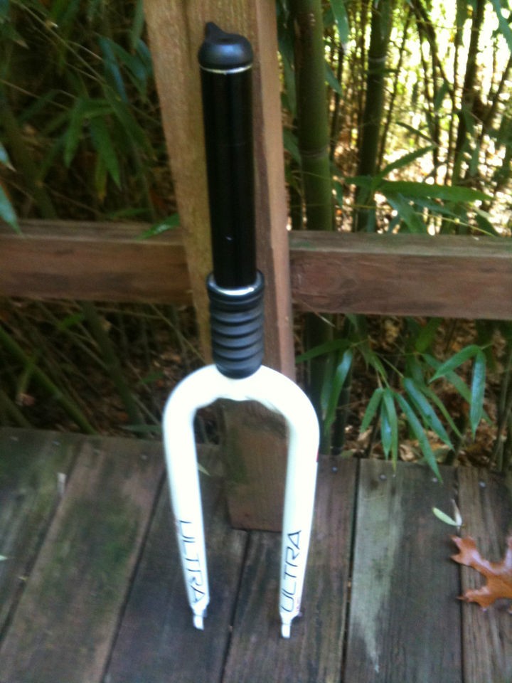   Headshok Ultra DL 80 Suspension Fork White Rush Scalpel Super V