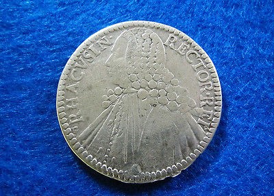 1771 Ragusa Silver Tallero   Very Fine As Struck   