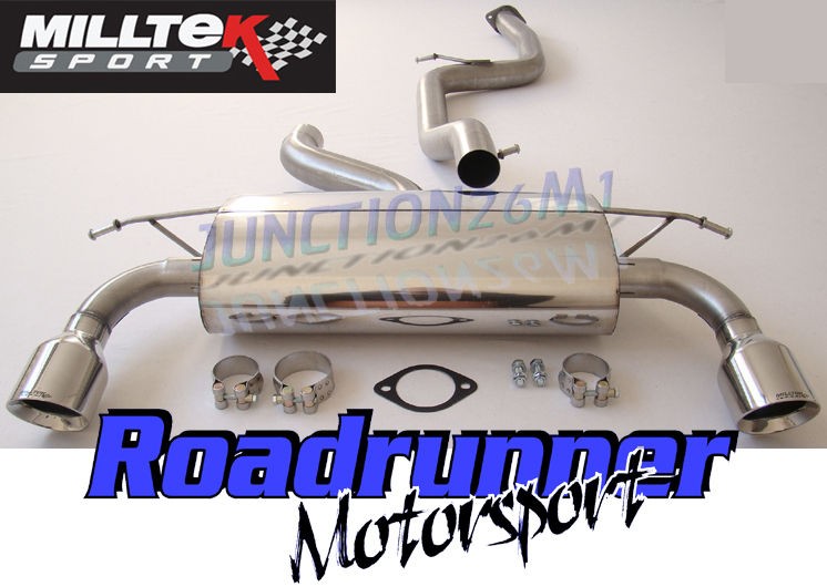 FOCUS ST 225 EXHAUST MILLTEK ST225 CAT BACK NON RES LOUDER GT100 