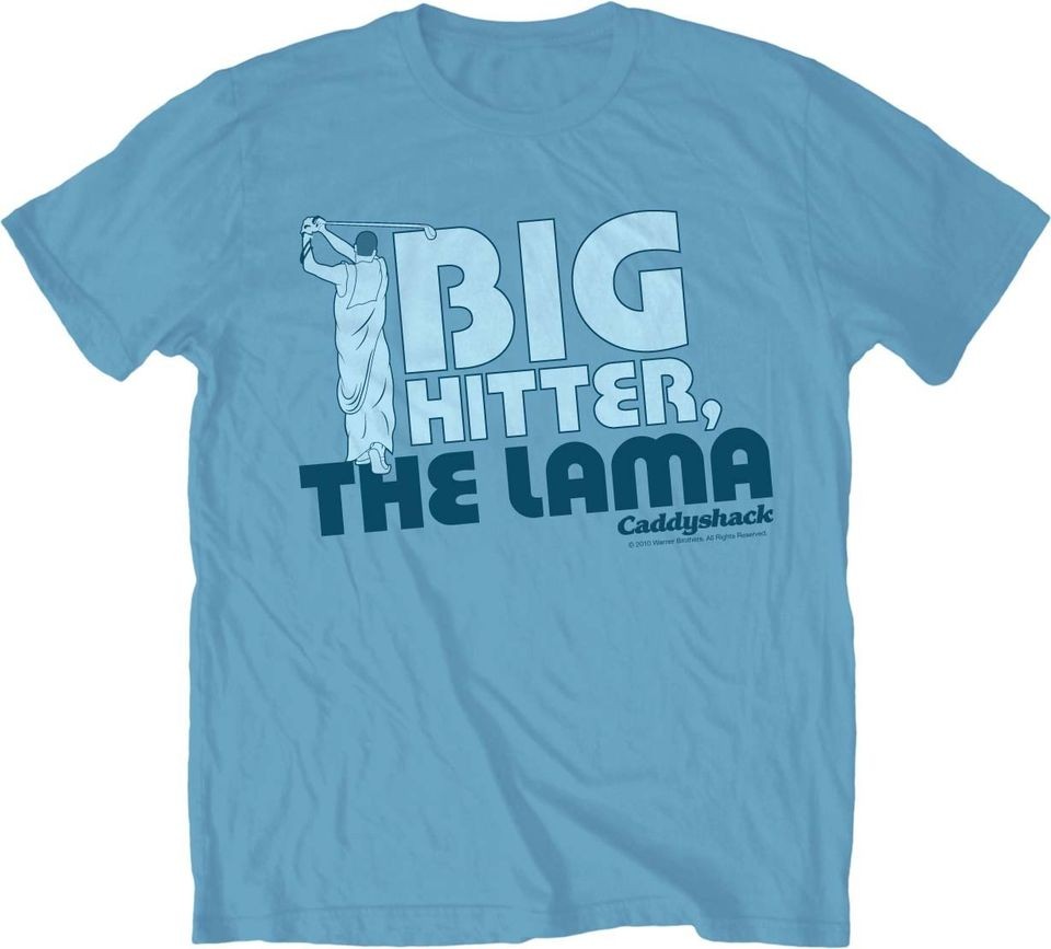 NEW Men Adult Size Caddyshack Big Hitter Lama VIntage Look Movie T 