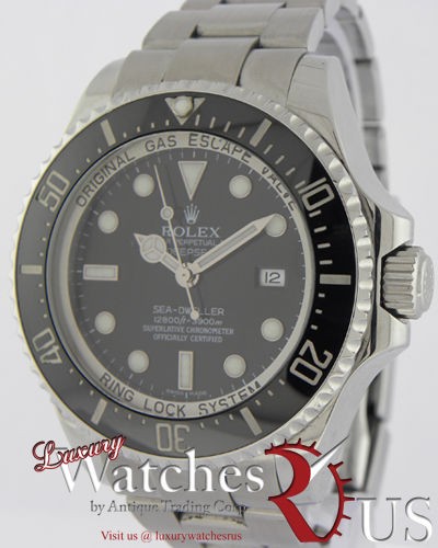 ROLEX Sea Dweller DEEPSEA 116660 Stainless Steel Ceramic Bezel with 