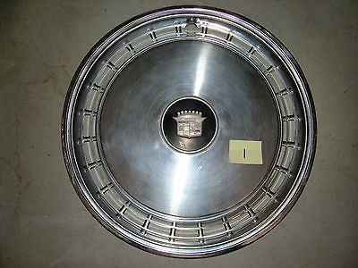 1970 ELDORADO OR 1977 DEVILLE FLEETWOOD HUBCAPS FIT 15 CADILLIAC RIMS 