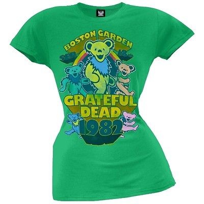 Grateful Dead   Boston Juniors T Shirt Ladies Music Band Tee