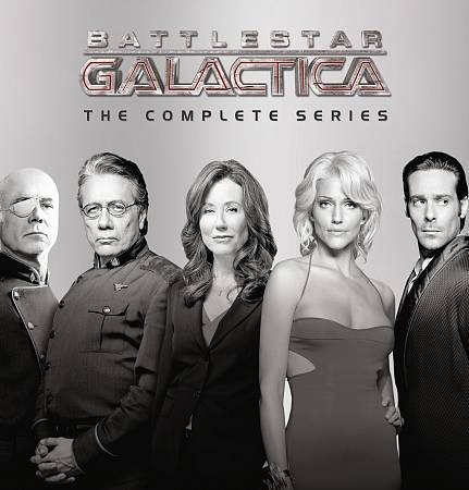 Battlestar Galactica   Complete Series Boxset, Seasons 1 4 (DVD,2010 