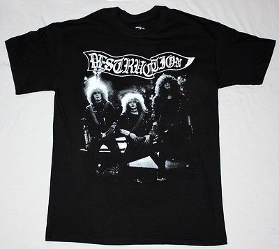 DESTRUCTION SENTENCE OF DEATH84 THRASH BAND KREATOR SODOM NEW BLACK T 