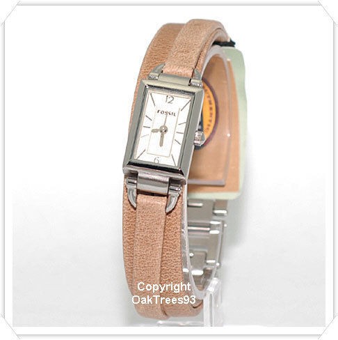 FOSSIL WOMENS DELANY LEATEHR WATCH JR1370