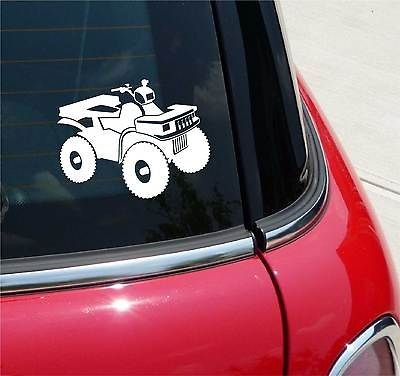 DETAILED ATV 4 FOUR WHEELER GRAPHIC DECAL STICKER VINYL CAR WALL