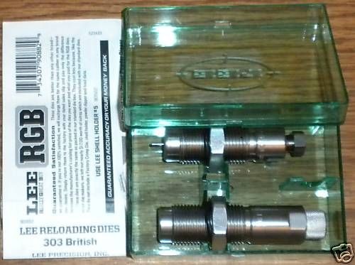 LEE RGB 2 DIE SET, 303 British rifle RELOADING, # 90882