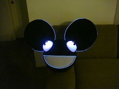 BLACK DEADMAU5 HEAD REMOTE CONTROL LED