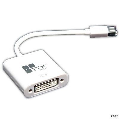 Mini Display Port to DVI Female Adapter TTX Tech New (Apple Macbook 