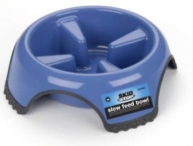 JW Pet Skid Stop SLOW FEED Dog Food Bowl Dish Jumbo