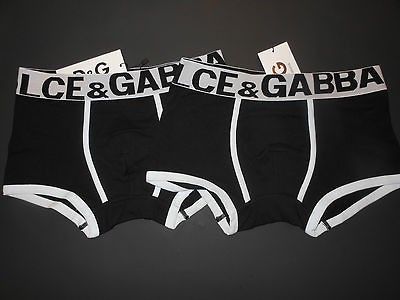 DOLCE&GABBANA MENS SIZE S UNDERWEAR BOXERS BRIEFS D&G 2 PCS