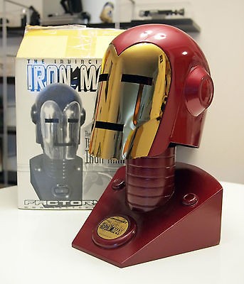 Iron Man Helmet and Stand   Factory X   Full Size 11 Scale