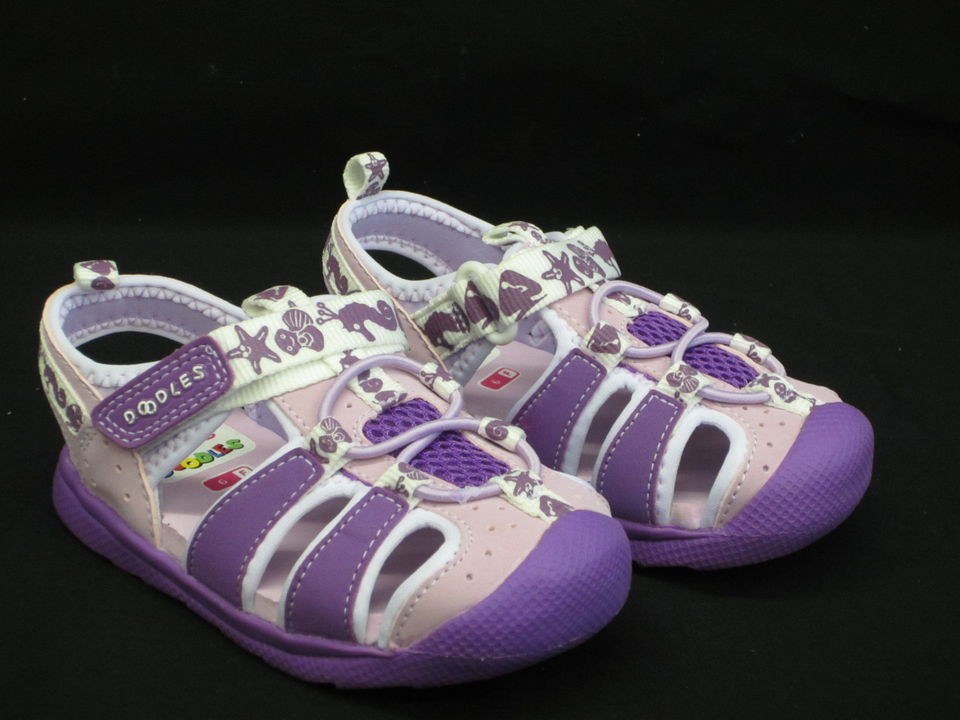 CLARKS DOODLES SANDAL BEACH FUN PURPLE