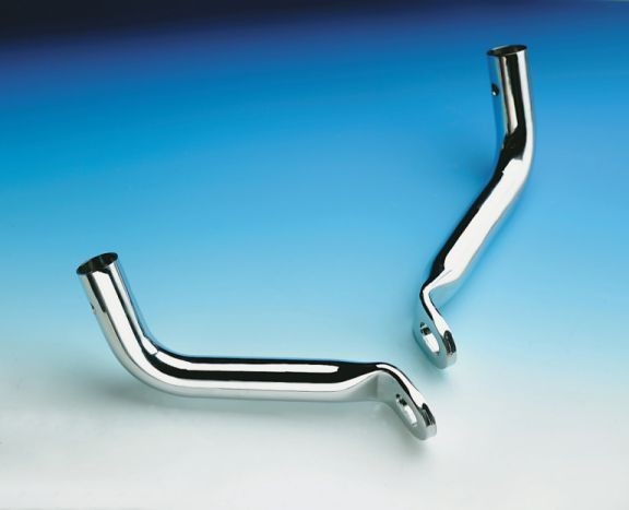 RICK DOSS CHROME SADDLEBAG GUARD ELIMINATOR SUPPORT BRACKETS FOR 