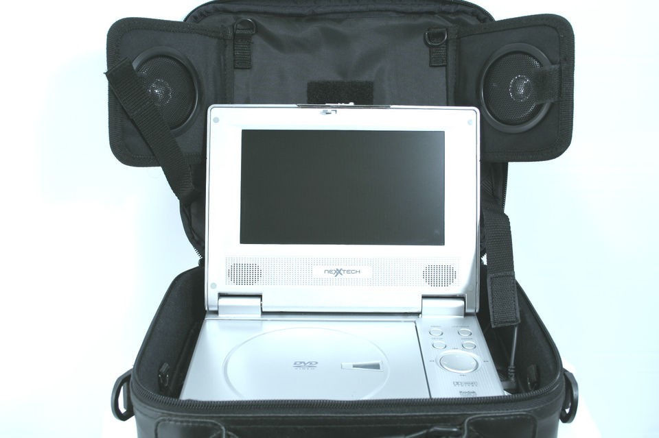 NexxTech PDN 0705 Portable DVD Player (7) w/ External Speaker Case