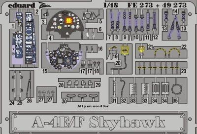 Eduard Zoom FE273 1/48 Hasegawa Douglas A 4E/F Skyhawk