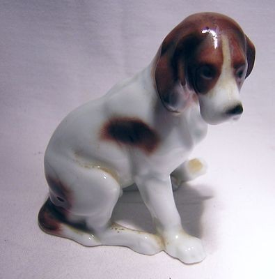 KARL ENS PORCELAIN Volkstedt Dog Figurine Looks like an English 