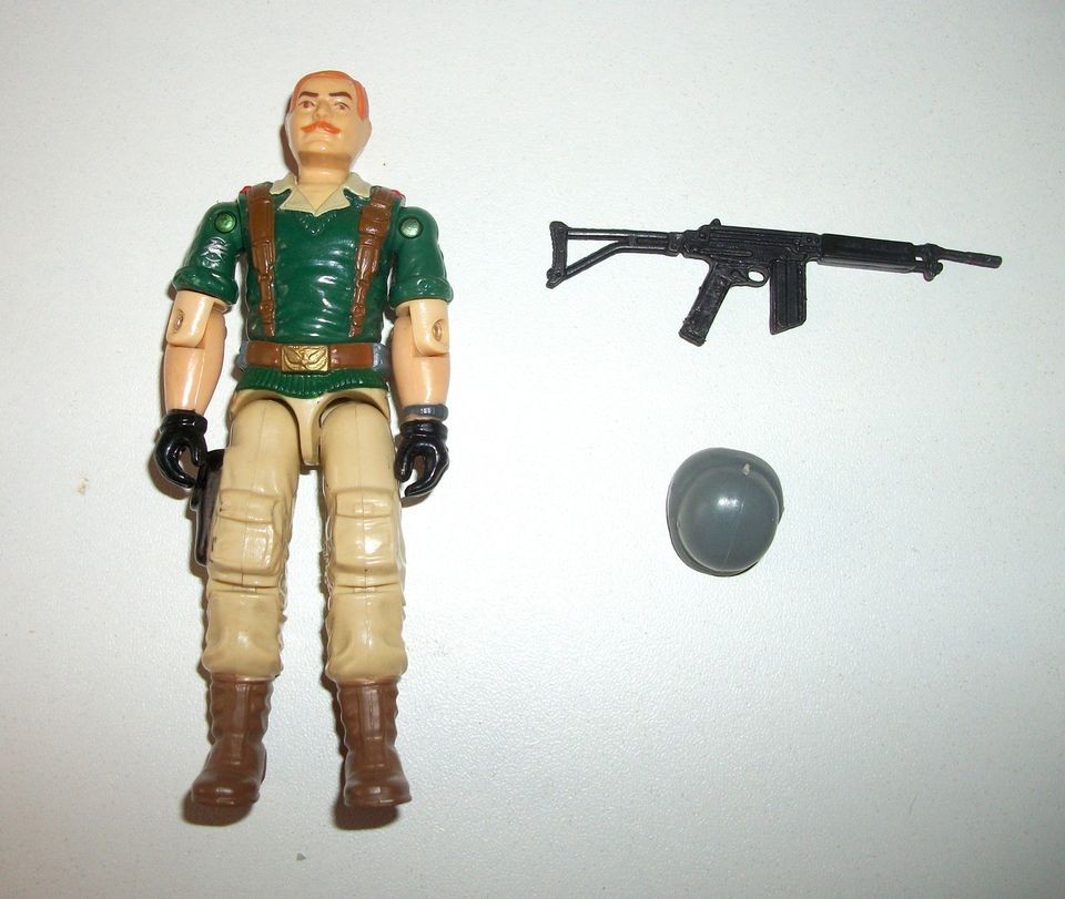   100% COMPLETE GI JOE VINTAGE 80S FIGURE AWE STRIKER DRIVER