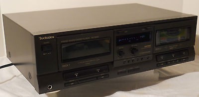 TECHNICS RS T9023 DUAL STEREO CASSETTE DECK RECORDER W FAST DUBBING 