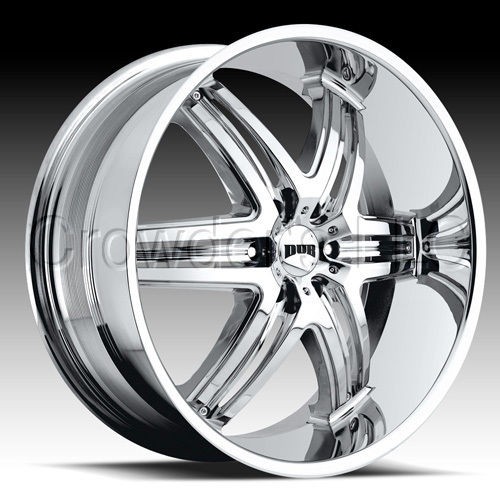 Dub Truck Wheel Rim Illusion 6 Chrome 22 inch 6 Lug