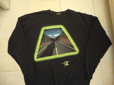 Vintage THE X FILES 90s sci fi tv show Sweatshirt XL XXL