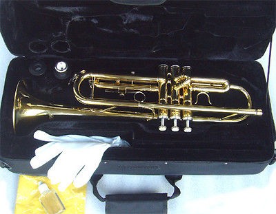 BRAND NEW BRASS CONCERT BAND TRUMPET w/CASE