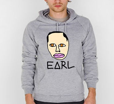 BIG EARL FACE wolf gang ofwgkta odd future ymcmb sweatshirt HOODIE 