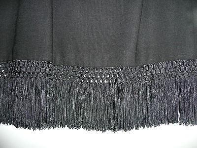  Tina Hagan Skirt, Size M, Tasseled Edge, Gorgeous