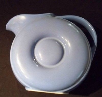 HALL CHINA DONUT PITCHER WEDGEWOOD BLUE