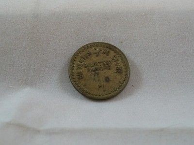 Vintage Older Silverton Drug Store Courtesy Parking Token Coin Brass ?