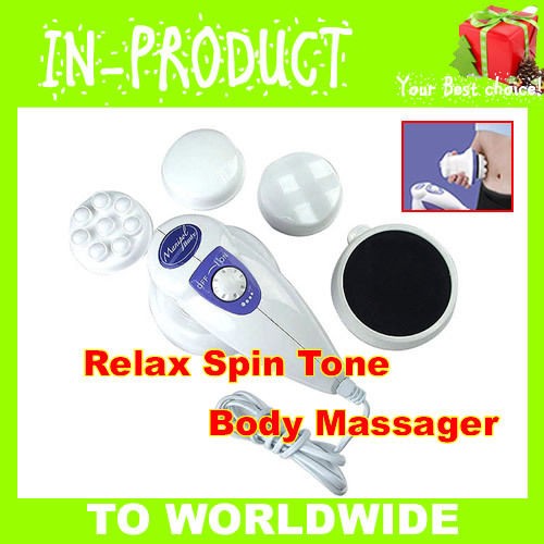 Relax Spin Tone Full Body Massager Relaxing Slimming Toning Fat 