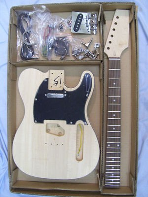 DIY ELECTRIC GUITAR KIT, CUSTOM MAKE YOUR OWN Telecas guitar