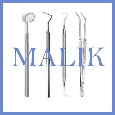 Basic Exam Setup Set of 4 Dental Instruments Probe mirr