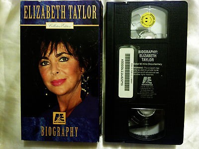 Biography Elizabeth Taylor (VHS, 1994)